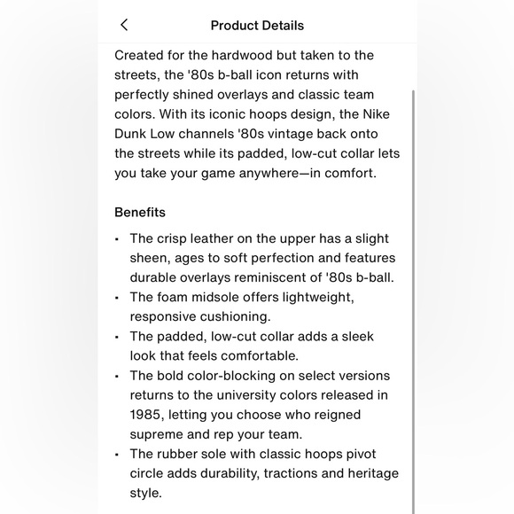 In box Nike women’s dunk low black and white - Picture 12 of 12